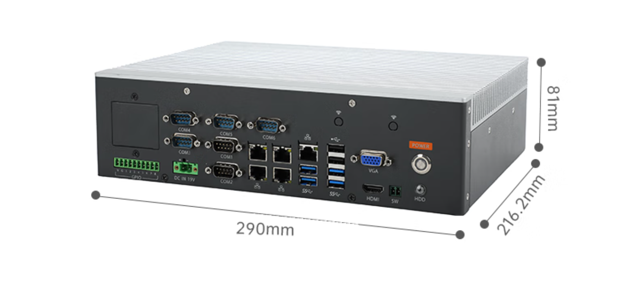 该款机器整体主要为银灰色,尺寸为290(带壁挂319.2)*216.2*81(带壁挂87.5)mm(宽*深*高)。 该款机器整体主要为银灰色,尺寸为290(带壁挂319.2)*216.2*81(带壁挂87.5)mm(宽*深*高)。