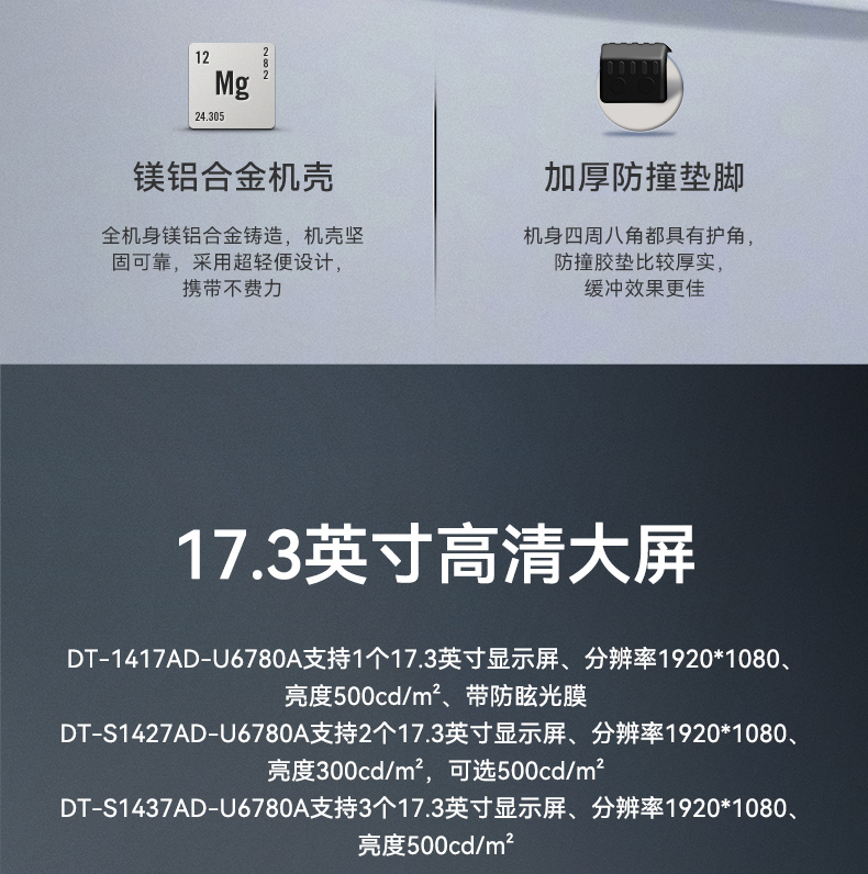 Dongtintech国产化17.3英寸下翻式加固便携机,DT-1417AD-U6780A.jpg