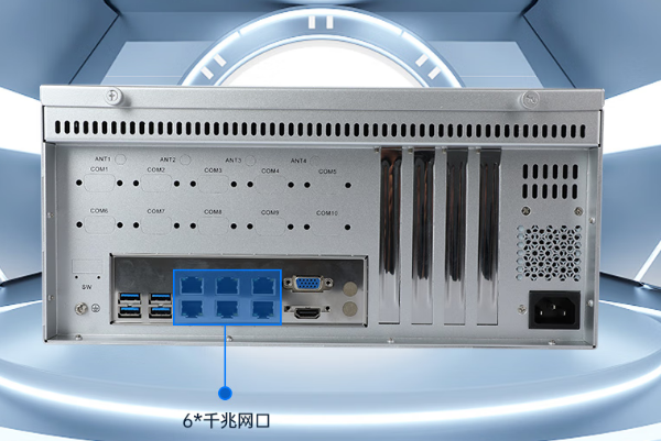 PA视讯国产4U上架式工控机端口.png